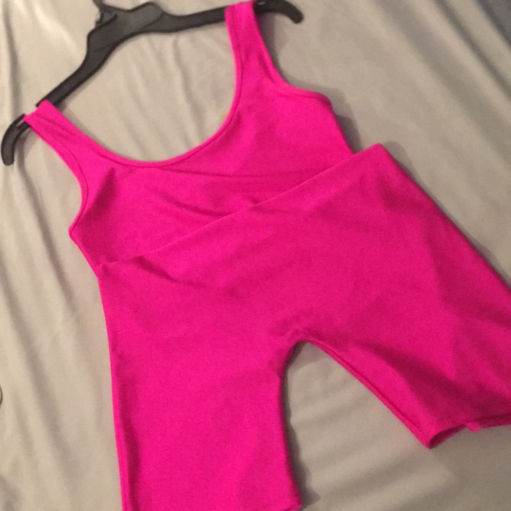 Hot pink One piece